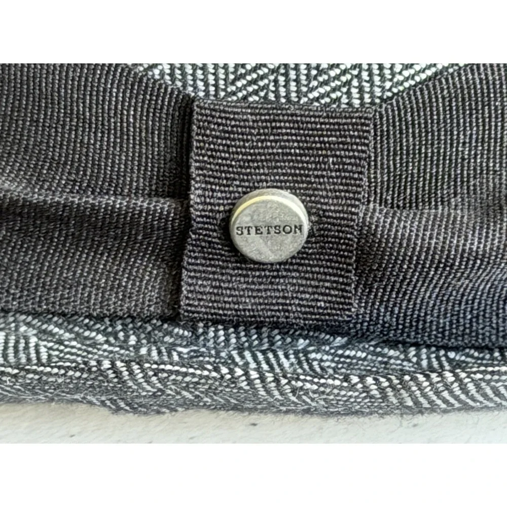 Vintage Stetson Men's Large/X-Large All American Gray Canvas Fedora